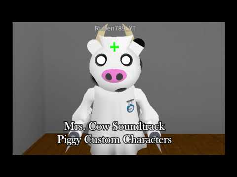 Mrs Cow Tema Musical Piggy Custom Characters Youtube - roblox piggy custom characters magician