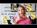 what I spend in a week as a college youtuber | Keaton Milburn