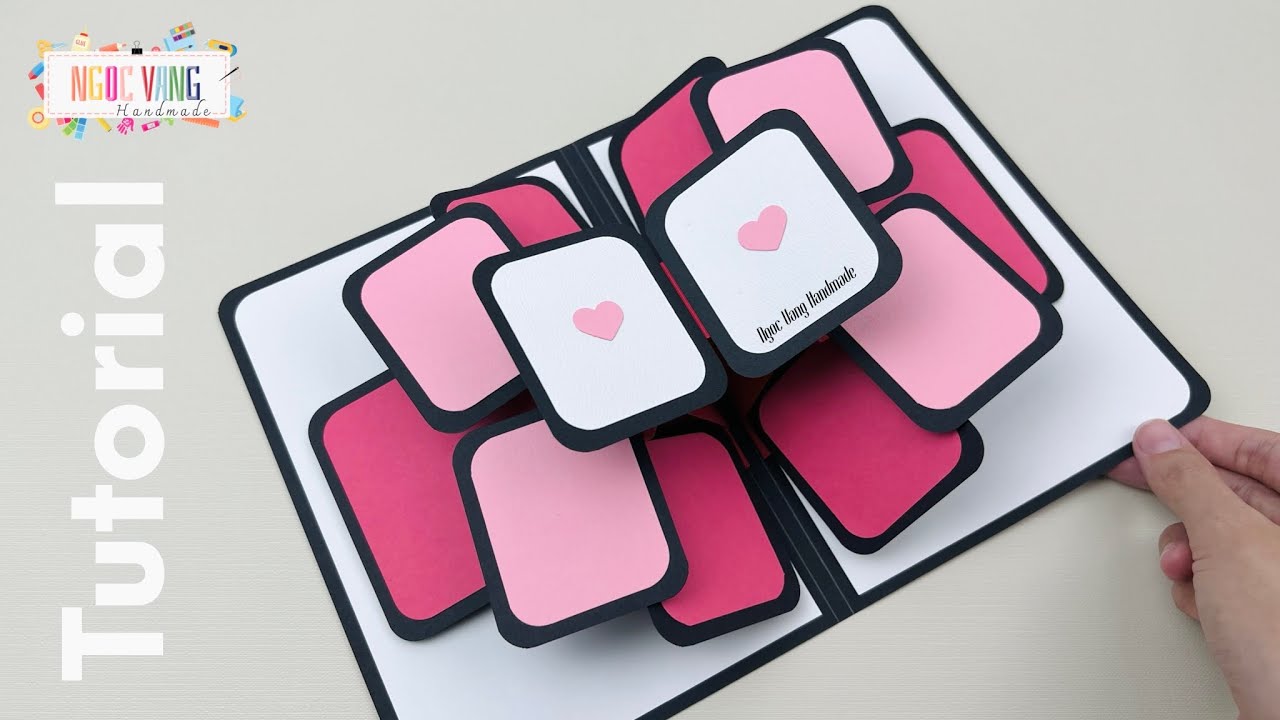 Tutorial || Photo Pop Up Card, Craft Ideas With Paper - Ngoc Vang ...