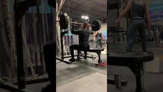 Dead stop barbell seated strict press
