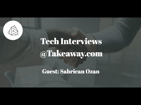 #1: Tech Interviews @Takeaway.com - Sabrican Özan