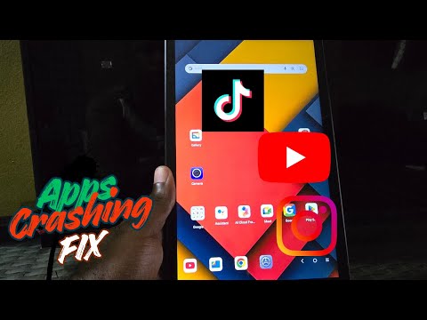 How to fix Crashing apps on Android tablet