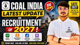 Coal India Ltd New & Latest Management Trainee Update Recruitment Through GATE |