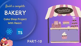 Build a Cake Shop Website with React + TypeScript | Vite Project Tutorial | For Placement screenshot 1