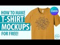 How to Create Bella+Canvas T-Shirt Mockups in Canva for FREE