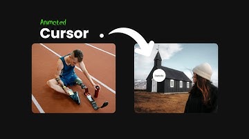 Custom Cursor Animation Using HTML, CSS, JavaScript, GSAP 🔥