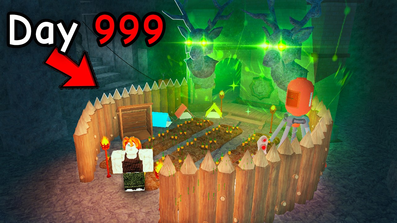 I Built UNDERGROUND Cave Base in 99 Nights in the Forest!