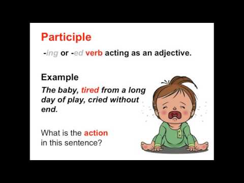 Video: What Is A Verbal Participle
