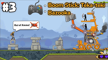 Boom Stick: Teka-teki Bazooka | Gameplay Walkthrough Part 3 | Level 21-30 (Android, IOS)