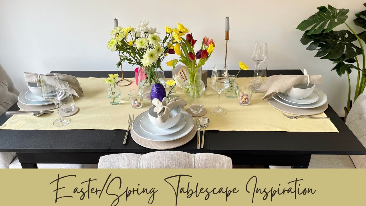 My Easter Tablescape 2022 - Spring Table Styling Tips & Ideas