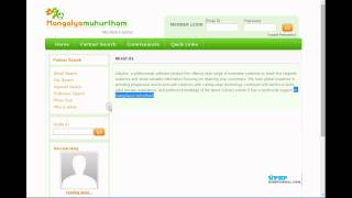Mangalya Muhurtham - Admin Demo