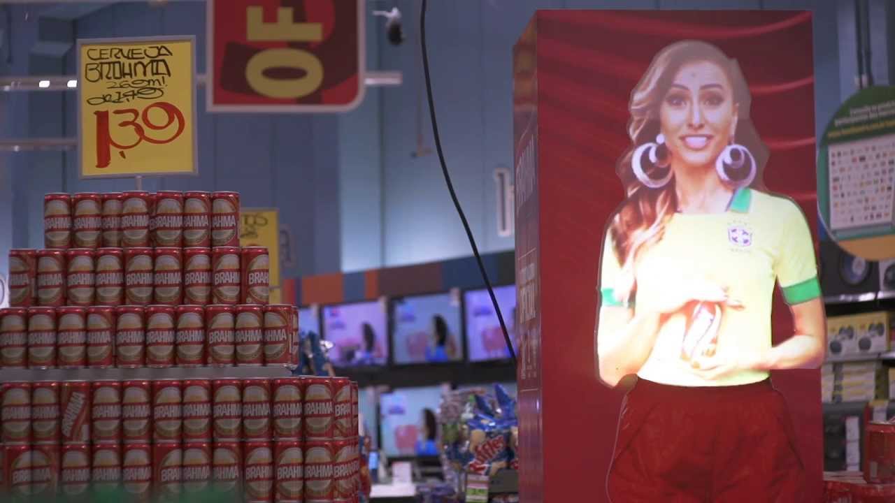 Personagem Virtual - Sabrina Sato Ambev - Copa das Confederações