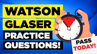 WATSON GLASER TESTS: PRACTICE QUESTIONS & ANSWERS (How to Pass Critical Thinking Tests with 100%)