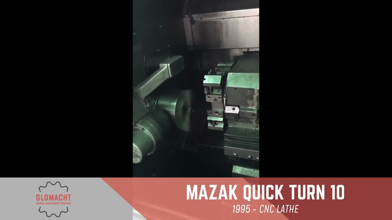 Mazak Quick Turn 10 - CNC Lathe - 1995 - YouTube