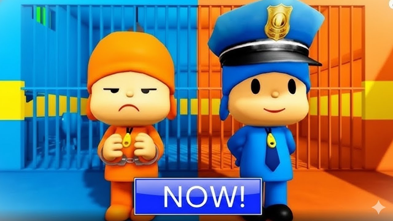 Pocoyo Prisoner vs Police Prison Run! Obby Roblox Full GamePlay #Roblox ...