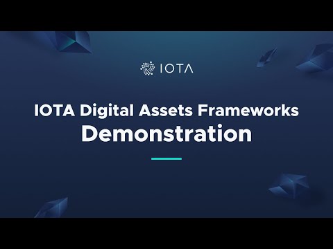 IOTA Digital Assets Framework Demonstration - Creating tokens and tokenized assets