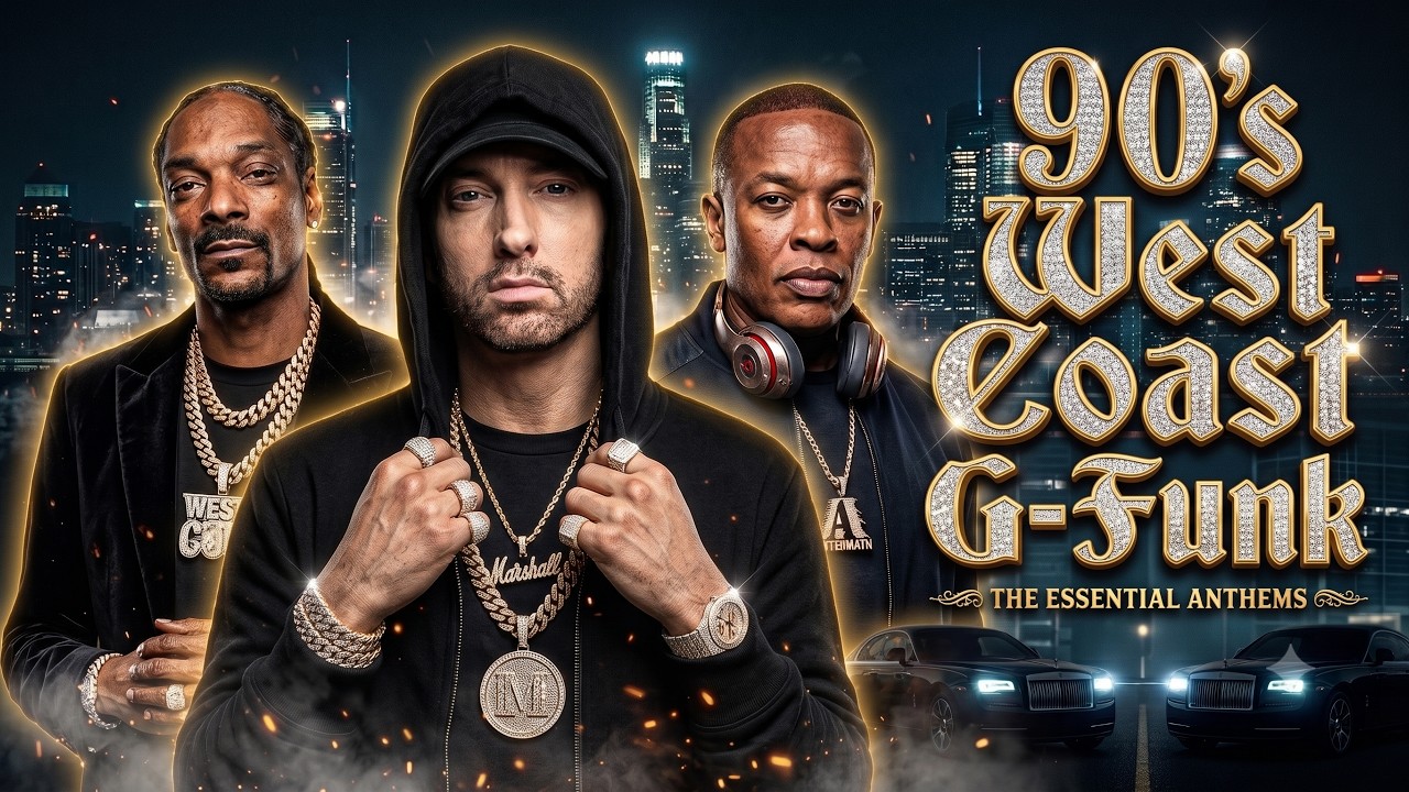 90's West Coast G-Funk 🔥 Classic Hip Hop & Gangsta Rap Vibes