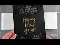 Holographic Foiled Fireworks - Gold Foil Tutorial for the Foil Minc