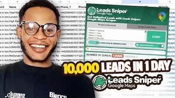 How I Collected 10,000 Leads with an Email Extractor | Google Maps Scraper 😎