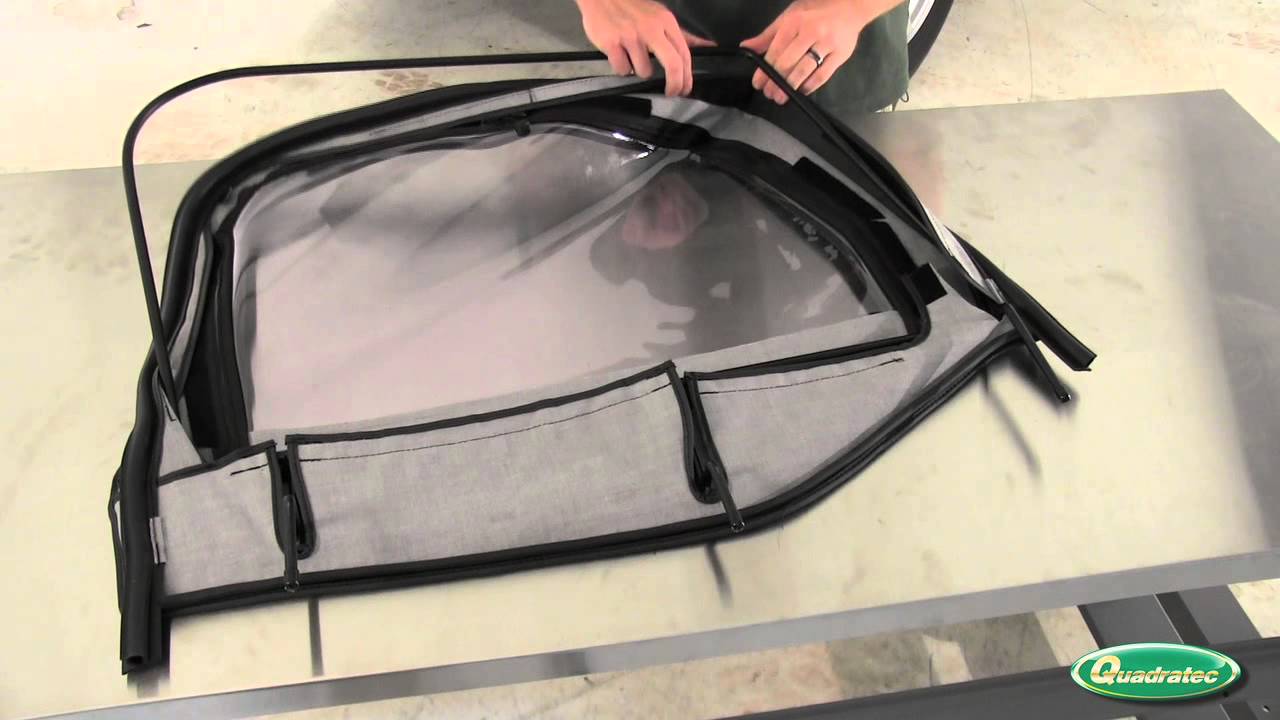 QuadraTop Upper Door Skin Installation for 97-06 Jeep Wrangler - YouTube