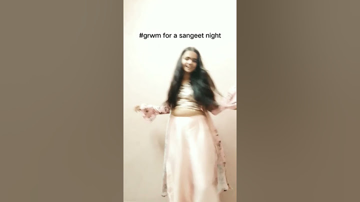 #grwm for sangeet night✨