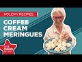 Holiday Cooking & Baking Recipes: Coffee Cream Meringues Recipe | 10th Day of Christmas Cookies