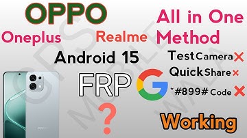 Oppo OnePlus realme Frp bypass Without pc Android 15 *#899# not work New Method@gpsmobilewalateam