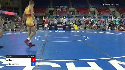 132 Lbs Round Of 256 - Anthony Bahl, Indiana Vs An...