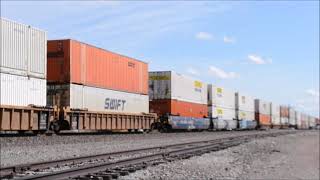 201904001 BNSF 4882 Dash9 44CW northbound 4 6 03 10PM Edmond OK