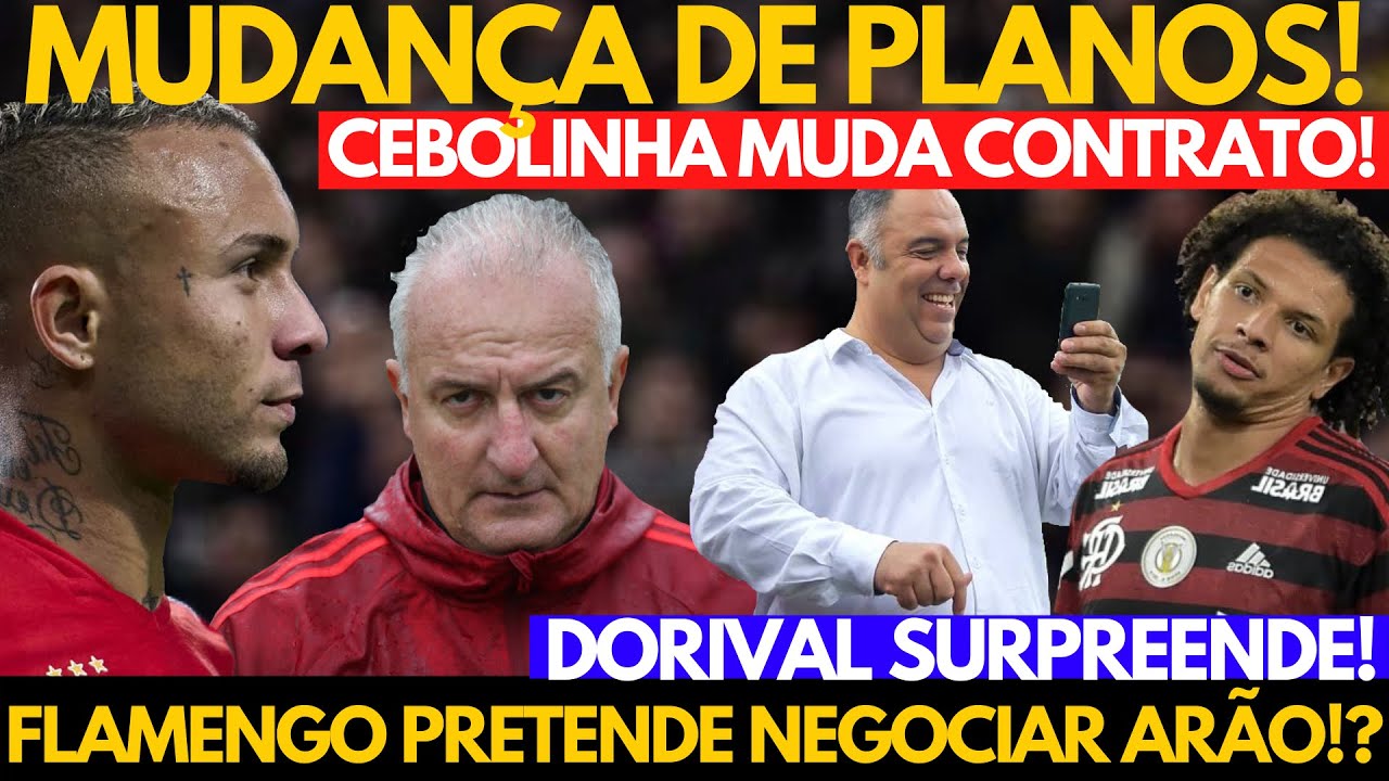 Flamengo anuncia saída de Isla e chegada de Everton Cebolinha