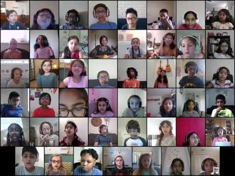 Three Little Birds | Group song | Tampa Palms Elementary School | First Grade | Sujay Metla