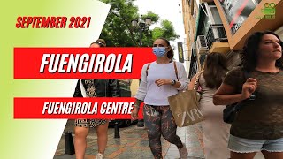 fuengirola centre,Dark Cloudy Day, Walking Tour September 2021, Malaga, Costa Del Sol, Spain