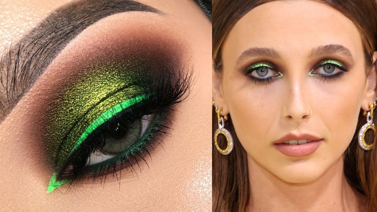 How to Perfect Emma Chamberlain's Green Eyeliner Met Gala Look