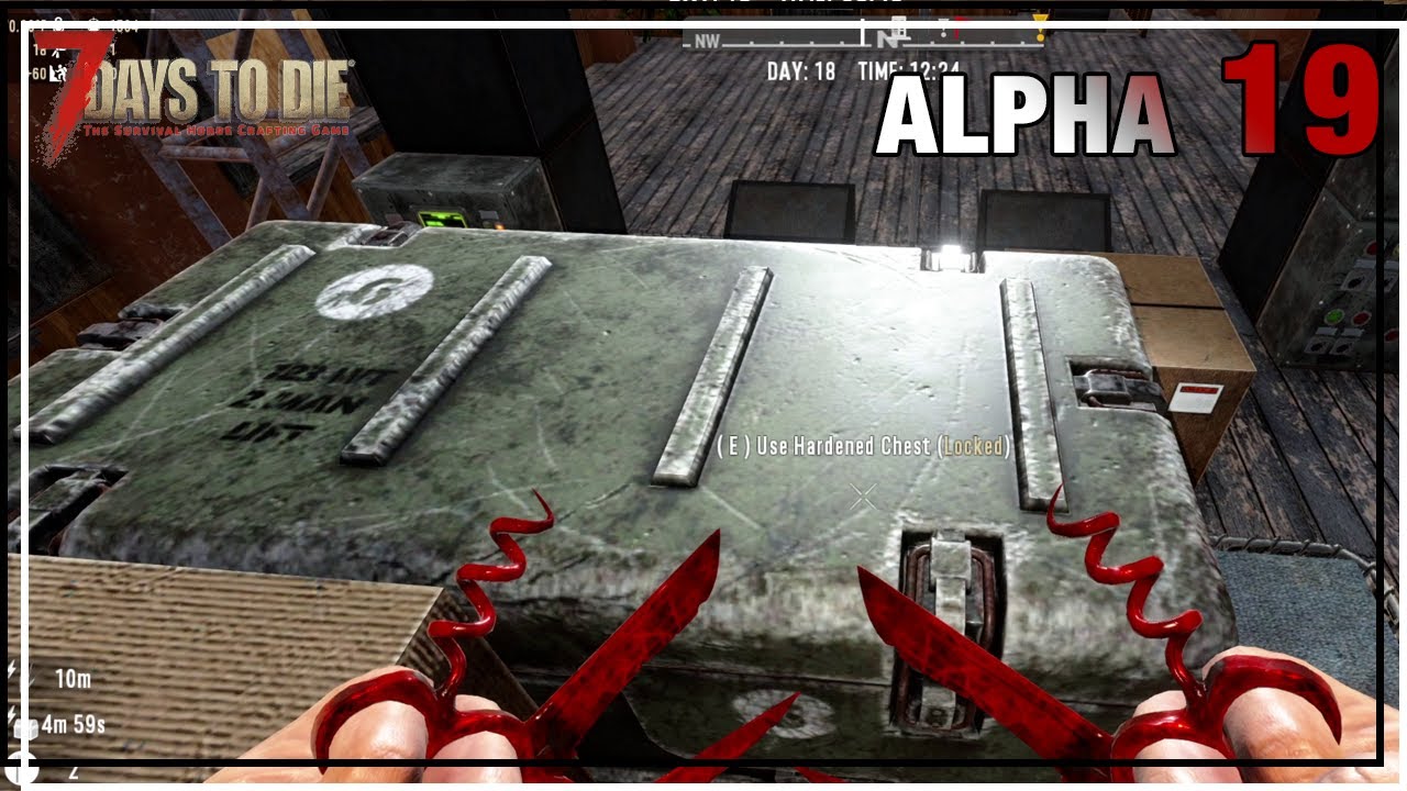 ★ Hardened chests for the win? - Ep 39 - 7 Days to Die Alpha 19 experimental