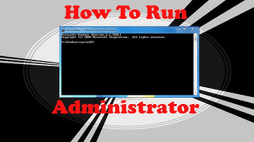 How To Run The Command Prompt As An Administrator In Windows 7