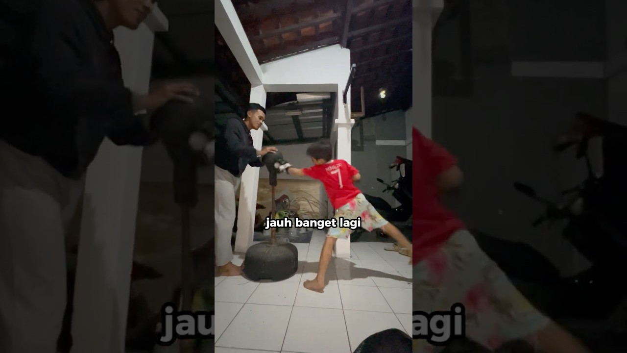 Ngajarin Althaf Boxing!