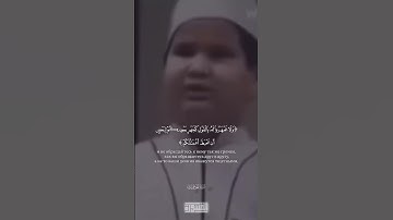 سورة الحجرات تلاوة جميلة جداً لطفل تايلاندي عمره 10 سنوات