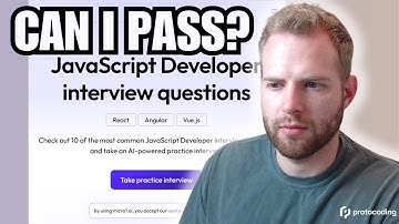 AI Interviews Me for a JavaScript Developer Job (React, Angular)