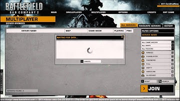BFBC2- How to join Server/Game