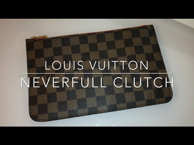 vuitton neverfull clutch