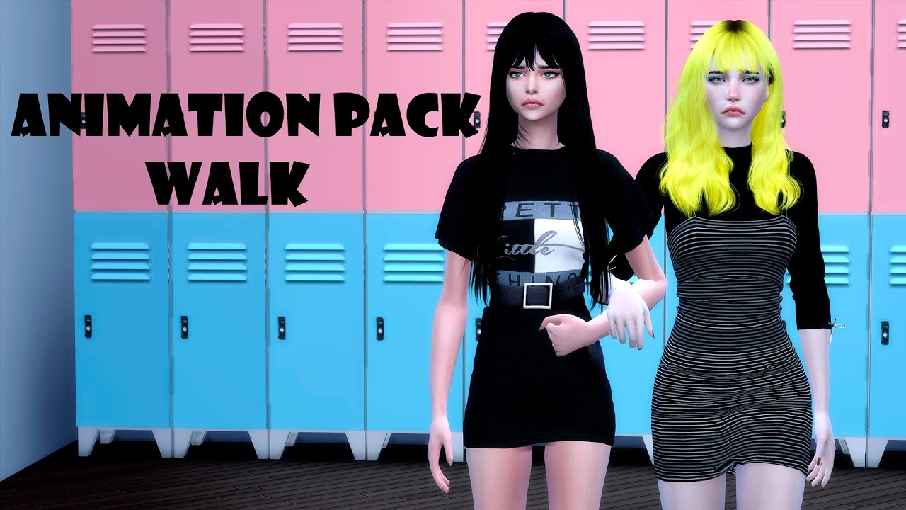 Sims 4 Animations Walk (DOWNLOAD FREE) YouTube