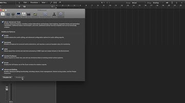 Podcasting In Logic Pro - Enabling advanced settings