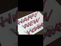 Happy New Year 3D Text Art by Vamos