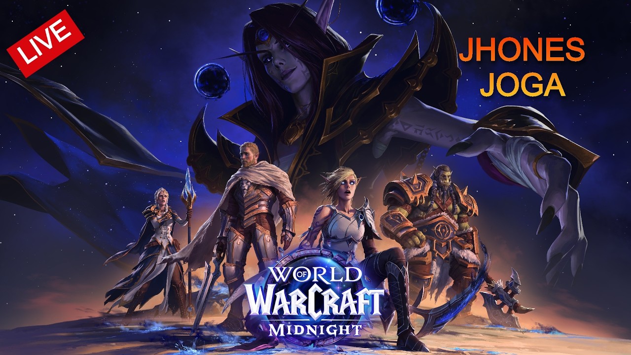 🔴 World of Warcraft Midnight Campanha (Parte 1) 🔴