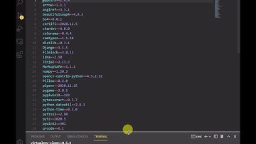 List and Install python dependencies needed in your project