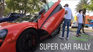 QUARANTINE SUPER CAR RALLY! McLaren 600 LT POV Spirited Drive! Miami stays winning...