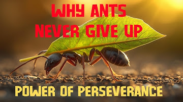 Why Ants Never Give Up | The Power of Perseverance