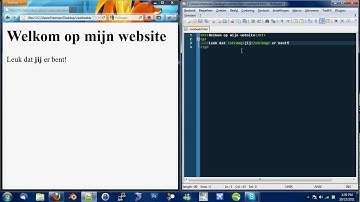 Kennismaking HTML en Tags (dutch)