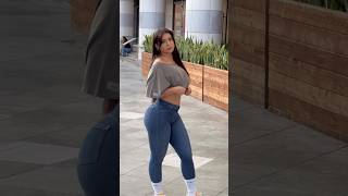 Gray crop top with denim just hits different 💥 #fashion #denim