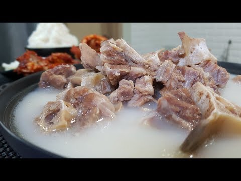 먹방창배tv 깊게우려낸  <strong>소꼬리곰탕</strong> 맛집배송 꽃게장과함께 맛있게 레전드 갑시다 mukbang eatingshow koreanfood asmr realsound copy
